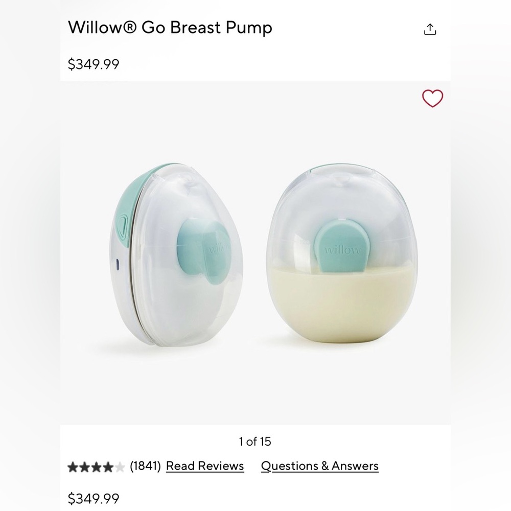 NEW Willow Go Breast Pump (SEALED)